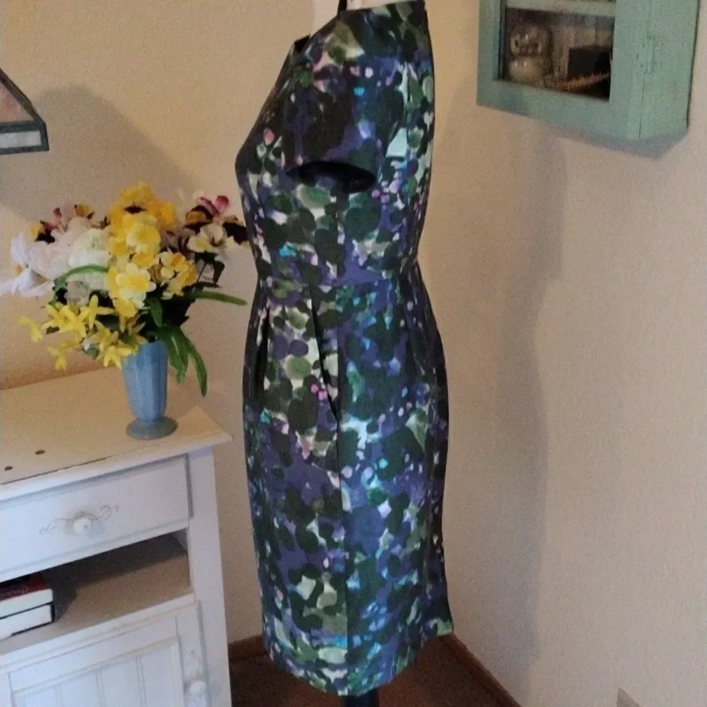 J. Crew Dark Floral Dress